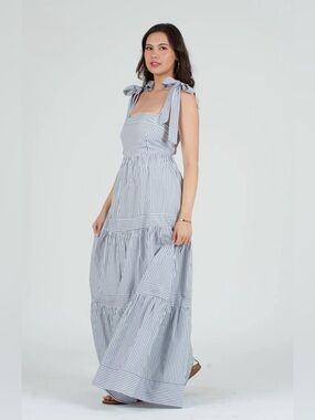 • by Together • Striped Sleeveless Maxi Dress • Size XL • NWOT •